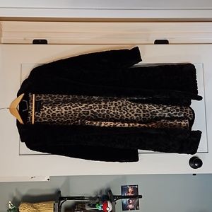 Vintage Express Faux Velvet Coat